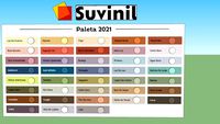 Paleta Cores Tintas Suvinil 2021