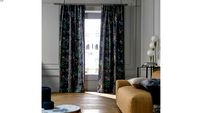 Rideau à ruban fronceur MAGELLAN Madura Bleu multicolore / 289 - 369 TTC