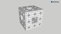 SketchUp: Esponja de Menger