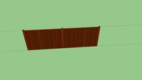 wood fence schutting