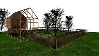 Hen House Farming Model by Pooh