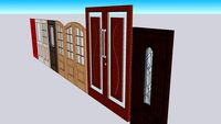 Exterior Doors, Various Styles, Highly Detailed!