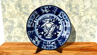 A 17th or 18th Century Japanese Kraak Style V.O.C Dish