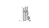 MECO 2021_CUPBOARD WITH TUBULAR LADDER_METAL