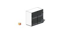 MECO 2021_LOW CABINET WITH GLASS DOORS 90 X 82_VENICE