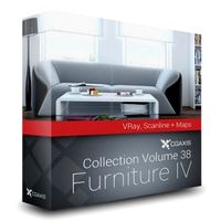 3D Model Volume 38 Furniture IV VRay - CGAxis