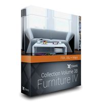 Volume 38 (FBX & OBJ): Furniture IV - CGAxis 3D Models