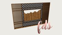 BACKDROP PANEL #batik #batikkawung #panel #wallbackdrop #decor #woodpanel #interior
