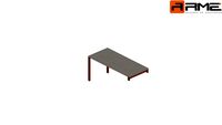 MESA OPUS DINÂMICA ARTESANO OFFICE ( TAMANHO 02 )