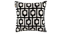 Enveloppe de coussin ABSTRACT Madura noir / 45 TTC