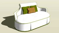 Scroll Back Banquette - Paolo Moschino for Nicholas Haslam