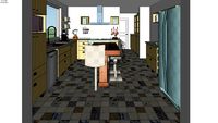 Cocina y logia / Kitchen and laundry room