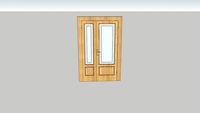 Puerta Doble de Salon Roble