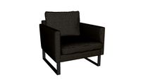 Houndstooth single armchair