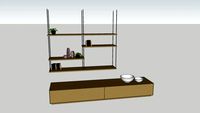 Room Devider Shelf system Arcade Aera