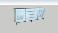 Sideboard with 4 drawer Clair Aera