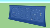 1978 El Camino gauge cluster