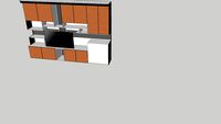 modern bookcase + TV