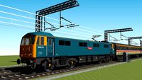 Intercity Class 86 BR Blue With MK3 Sleeper Coaches