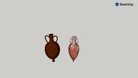 Vase et Amphore romaine