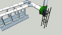 hood exhaust systems, aspirator fans, round duct, round duct with flanges