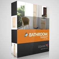 3D Model Volume 2 Bathrooms FBX & OBJ