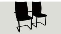 Cantilever Chair with Armrests Barga Aera