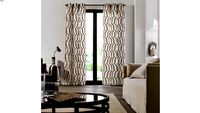 Black eyelet curtain IDRIS by Madura Shades of neutral / 289 TTC