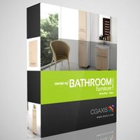 3D Model Volume 2 Bathrooms MentalRay