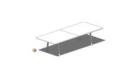 MECO 2021_RECTANGULAR MEETING TABLE WITH DOUBLE TOP 300 X 80_SKUBA