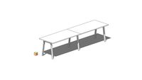 MECO 2021_MEETING TABLE WITH DOUBLE TOP 320 X 80_SKUBA