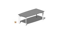 MECO 2021_MEETING TABLE WITH GLASS TOP 220 X 110_METRA