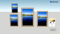 Rio Tavares Quadro com fotografia e moldura Série Litorais Lúcio Consul