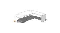 MECO 2021_DESK WITH PENISULA AND EXTENSION 265 x 212_METRA