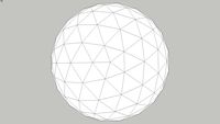 Geodesic dome 4v Krshke half sphere