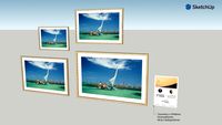 Jangada Quadro com fotografia e moldura Série Litorais Lúcio Consul