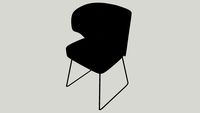 Chair with armrests Lei Aera