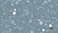 Papel de Parede Via Láctea Azul Profundo