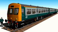 British Rail Class 101 DMU Train BR Grey