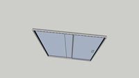 puerta corrediza de vidrio templado para baño