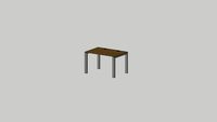 No.1 working table 1200x800 grommet