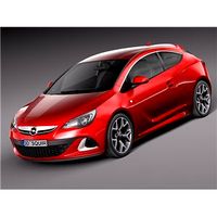 Opel Astra OPC 2013 3D Model
