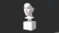 Blank Banshee 0 Marble Bust
