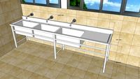 endo washer sink unit