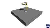 Halo Stainless Steel Eye-Face Wash, Bowl and Dust Cover Wall Mount