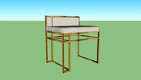 Small Bench/Desk Chair by Roche-Bobois