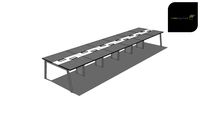 Mesa Plataforma - 12L - 1,00x1,40 m - Cavalete - Linha New Open