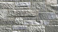 'Fond du Lac Dimensional Niagara Ledge' (Medium Brown Joint) Seamless Natural Stone Veneer Material