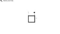 Brox Cube 24 Pendant by Tech Lighting