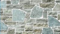 'Rustic Rubble' (White Joint) Seamless Natural Stone Veneer Building Material